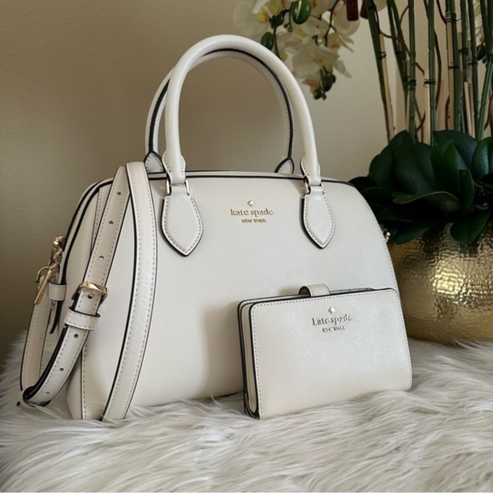 New Kate spade Madison Large Dolly Duffle Crossbody bag and wallet set